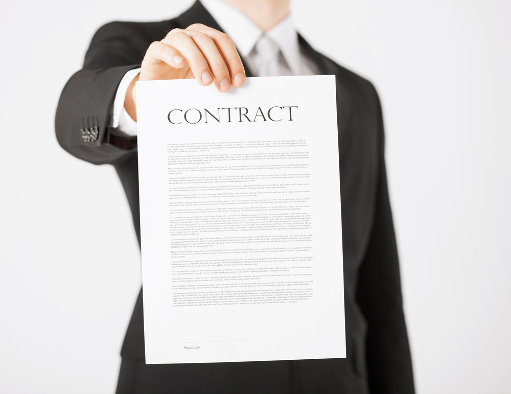 Get the memorandum of sale and the contracts out quickly